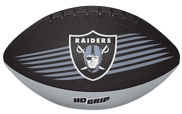 Rawlings NFL Las Vegas Raiders 07731072111NFL Downfield Football (All Team Options), Black, Youth