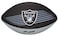 Rawlings NFL Las Vegas Raiders 07731072111NFL Downfield Football (All Team Options), Black, Youth