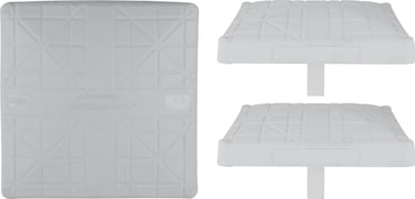 Rawlings   JACK CORBETT HOLLYWOOD MLB Base Set   Baseball / Softball   15"   Includes 6" Stanchions   Set of 3 Bases