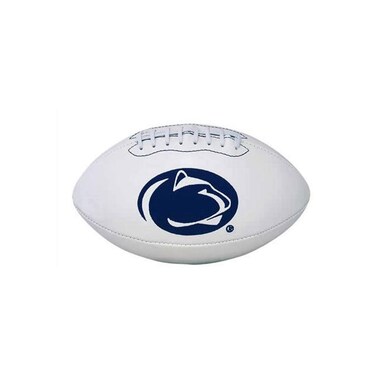 Rawlings Official NCAA Signature Series Full Size Leather Football with Sharpie Autograph Pen, Pennsylvania State Nittany Lions