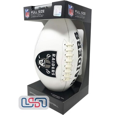 NFL Signature Series Full Regulation-Size Football, Las Vegas Raiders
