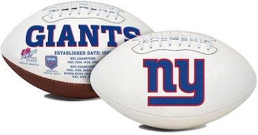 NFL Signature Series Full Regulation-Size Football, New York Giants