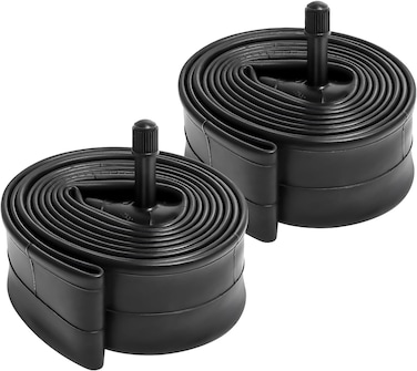 2-PCS 20" Bike Tubes 20x1.75/2.125 AV Schrader Valve 20" Bicycle Tubes Compatible with 20x1.75 20x1.90 20x1.95 20x2.0 20x2.10 20x2.125 Bike Bicycle Tire Tubes