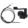 7/8'' 22mm Thumb Throttle Cable Accelerator Handle Assembly for 50cc 70cc 90cc 110cc 125cc 250cc ATV Quad Go Kart TaoTao Pit Bike
