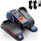 Yagud Under Desk Elliptical Machine, Electric Ellipse Leg Exerciser for Senior, 12 Adjustable Speeds Quiet and Portable Seated Pedal Exerciser for Training with Remote Control, Orange