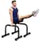 TABEKE Push Up Bar, 12 Inch High Non-Slip Parallettes Bars &amp; Dip Bars With Foam Handles, Heavy-Duty No Wobbling Calisthenics Equipment For Handstand, L-Sit, Gymnastics, Strength Training Home Gym Use