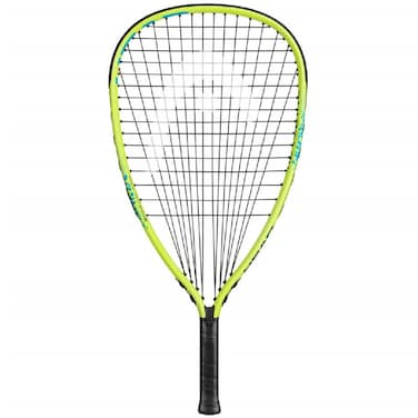 HEAD MX Hurricane Pack - Beginners Pre-Strung Racquetball Racket Set with Goggles &amp; Two Balls, Yellow