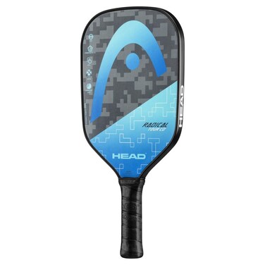 HEAD Graphite Pickleball Paddle - Radical Tour Lightweight Paddle w/Honeycomb Polymer Core &amp; Comfort Grip, Blue