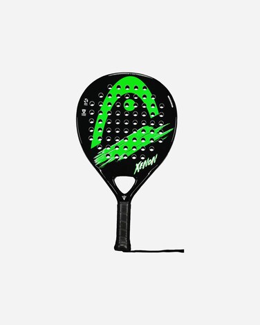 HEAD Padel racket xenon, Estandar, Black with green