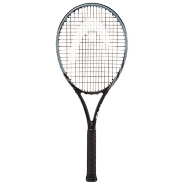 HEAD Metallix Spark Tour Stealth Tennis Racket - Pre-Strung Adult Tennis Racquet for Control, Black