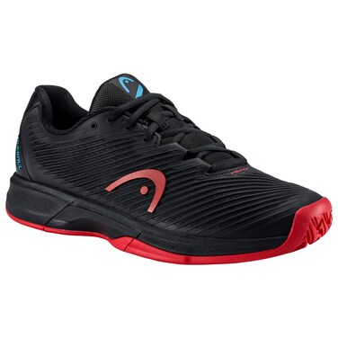 HEAD Men's Revolt Pro Pickleball Shoe, Black/Red, 9
