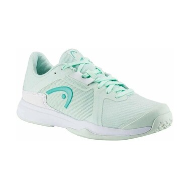 HEAD Women's Sprint Team Sneaker, Aqua/White, 7.5