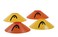HEAD QST Tennis Dome Cones - 20 Training &amp; Practice Cones for Agility &amp; Accuracy Drills, Yellow / Orange