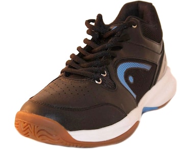 HEAD Men's Sonic 2000 MID Racquetball/Squash Indoor Court Shoes (Non-Marking) (Black/Blue) 12.0 (D) US