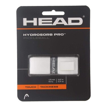 HEAD Hydrosorb Pro Pickleball Paddle Replacement Grip - Tacky Paddle Handle Grip Tape - White