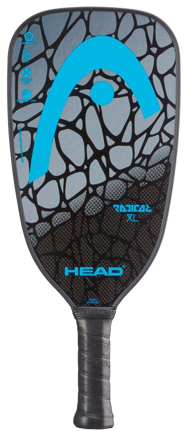 HEAD Graphite Pickleball Paddle - Radical XL Lightweight Paddle w/ Honeycomb Polymer Core &amp; Comfort Grip