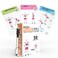 Flexies Pilates Bar Workout Cards - 58 Exercise Cards with Pilates Stick Work Out Postures, Instructions &amp; Breathing Tips   Free Ring &amp; Dry-Erase Marker to Create Your Customize Workout Planner chart