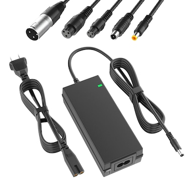 42V 2A Scooter Charger with 6 in 1 Plugs for 36V Pocket Mod, Sports Mod,Razor,Gotrax,Jetson,Voyage,Ninebot,Lithium Battery Device,Electric Scooter Charger