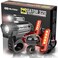 BLITZU Bike Lights, Bike Reflectors Front and Back. LED Rechargeable Headlight Rear Taillight &amp; Bell Set Bicycle Accessories for Night Riding Men Women Kids. Gift for Dad, Mom, Boys, Girls