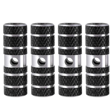LIOOBO Bike Pegs Aluminum Alloy Anti-Skid Foot Bicycle Pegs for Bike Bicycle 2 Pair