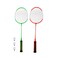 LIOOBO 2pcs Tennis Badminton Racket Set Kids Palying Badminton Game Props for Outdoor Sports (with 3pcs Badminton Balls)