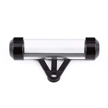 Motorcycle Document Holder Tube, Universal Motorcycle Motorbike Secure Tax Disc Tube Cylindrical Holder Frame Aluminium Alloy Trailer Registration Holder Waterproof(Black)
