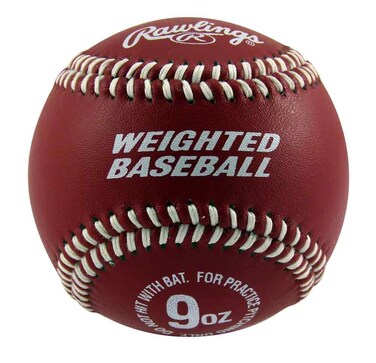 Rawlings   Weighted Training Baseball   9 oz.
