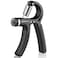Grip Strength Trainer 1 Pack, Hand Grip Exerciser Strengthener with Adjustable Resistance 11-132 Lbs (5-60kg), Forearm Strengthener, Hand Exerciser for Muscle Building and Injury Recover Black