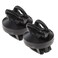 LIOOBO Bicycle Flashlight Holder: 2pcs 360 Degree Adjustable Universal Bike Flashlight Lamp Mount Clamp Stand Holder