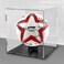 Soccer Ball Display Case,Self-Assembly Acrylic Display Case,Deluxe Dustproof Showcase,Cube Countertop Box for Pop Figures Collectibles,Basketball Volleyball Display Case(10x10x12 inch; 25x25x30cm)