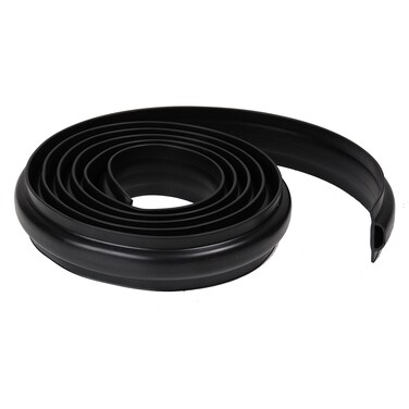 EasyFlex Marine D-Profile Dock Edging, Black, 10' Coil