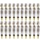 Boao 20 Pieces Presta Valve Core Bike Replacement Brass Tubeless Core for Tubeless Road MTB Bike, Stan's, Vittoria, Continental, Kenda and Mor