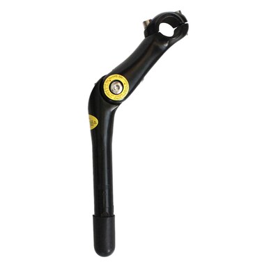 LIOOBO Handlebar Riser Adjustable Aluminum Alloy Handlebar Extensions Mountain Bike Road Bicycle 25.4mm (Black)