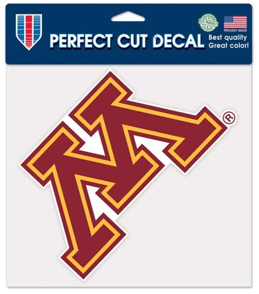 WinCraft University Minnesota Gophers 8" x 8" Outdoor Vinyl Color Decal