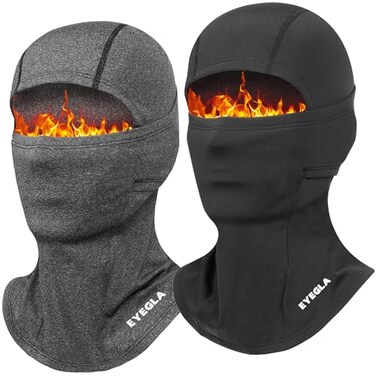 2 Pieces Balaclava Ski Mask for Men Cold Weather,Winter Thermal Face Mask Women for Snowboard Motorcycle Cycling