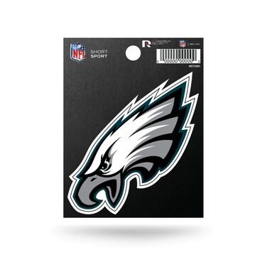 Rico Industries NFL Football Philadelphia Eagles Short Sport Decal 3.75' x 4.75' Die Cut Team Logo Short Sport Decal