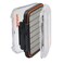 Alichino Fly Box for Fly Files Ice Jig Box Two Sided Waterproof Fly Fishing Box for Nymphs and Streamers (Grey Foam Insert, S 4.9 * 4 * 1.6 Inch)