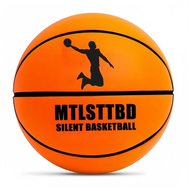 mtlsttbd 2025 Upgrade Silent Basketball, New Dribble Dream Silent Basketball, 2025Foam Basketball Silent 7-24cm/9.44in Dunk Basketball Indoor Training (Size:NO.7)