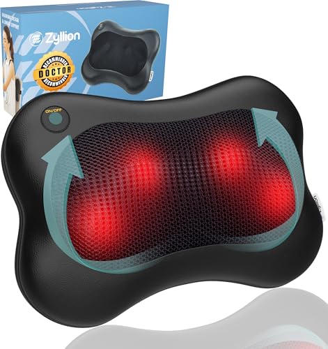 Massage Pillow With Zyllion Shiatsu Massage Cushion With Heat