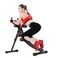 Fitlaya Fitness Core &amp; Abdominal Trainers AB Workout Machine Home Gym Strength Training Ab Cruncher Foldable Fitness Equipment (red01)