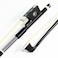 Carbon Fiber Violin Bow Full 4/4 Size VINGOBOW 100V Advanced Level 74.5cm 4 4 Parisian Eyes Ebony Frog Real Mongolian White Horse Hair Warm Clear Tone Straight Smooth Screw Great Flexibility
