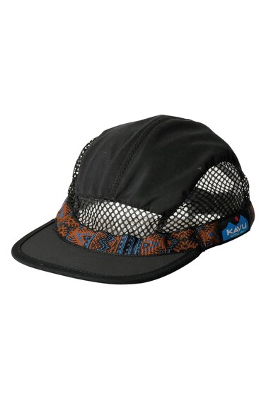 KAVU Trailrunner Cap - Lightweight and Breathable Headwear for Outdoor Adventures - Blackout - M