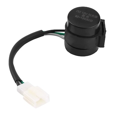 Turn Flasher, Qiilu 3 Pins Motorcycle Turn Flasher, Round Relay Blinker for Gy6 Motorcycles Scooters Moped ATV