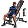 Ajmori Weight Bench,Adjustable Workout Bench for Home Gym with 1200 LBS,Adjustable Back and Seat Exercise Incline for Full-Body Strength Training