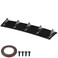 Qiilu Shark Fin Diffuser,Universal Car Rear Bumper Chassis Shark Fin Spoiler Wing Lip Diffuser ((M))