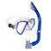 HEAD Pirate Dry Mask and Snorkel Jr Youth Combo, Blue/Clear