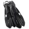 HEAD Italian Collection Volo One Adjustable Snorkeling Fin, Black, Large, (10-13)