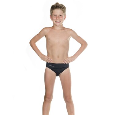 HEAD by Mares Liquidlast Solid 5 Junior Boy Swim Trunk, Size 24, Black