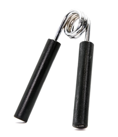 UFC Hand Grip, Black Hand Strengthener, Aluminum Non-Slop Handles, Increase Hand and Forearm Strength