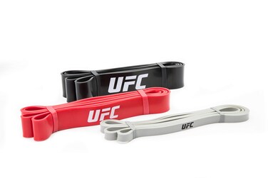 UFC Power Bands Set, Black, red, Gray